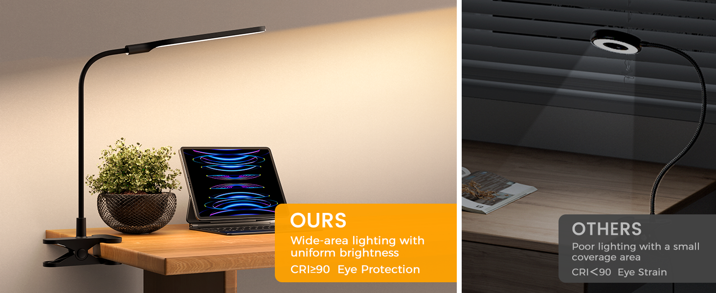 LED Desk Lamp with Clamp