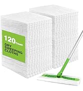 HOMEXCEL Dry Sweeping Cloths Pads Compatible with Swiffer Sweeper- Disposable Duster Refills Mop ...