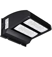 dephen 120W LED Wall Pack with Photocell 5000K 16200LM Dusk to Dawn Security Lights, Rotatable Up...