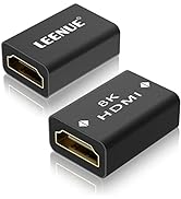 LEENUE HDMI Coupler 8K, Female to Female 2.1 HDMI Adapter, HDMI Connector 8K@60Hz / 4K@120Hz HDR ...