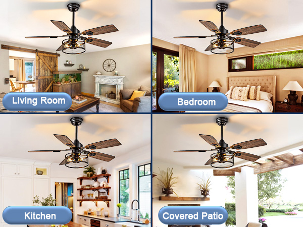 52 inch ceiling fans with lights low profile