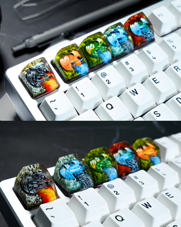 Dragon Artisan Resin Keycap
