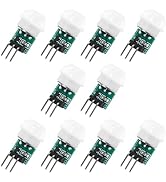 10Pcs Pir Sensor AM312 Mini Pir Motion Sensor Module Body Sensors Manual Motion Infrared IR Detec...