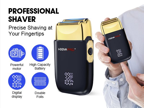 Foil Shaver Black Gold