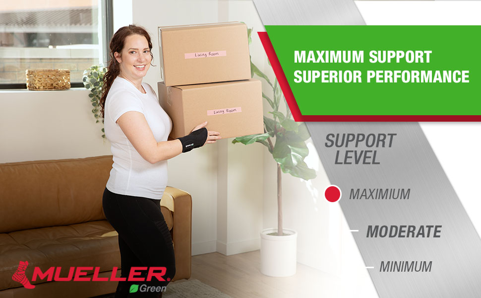 Green Fitted Wrist Brace