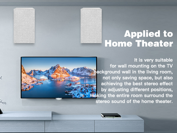 TV speakers for wall mounting