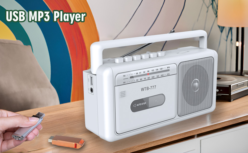 Portable Cassette Player USB MP3 Player tape player