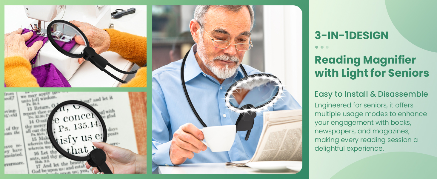 Reading Magnifier for Seniors