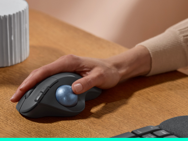 Logitech ERGO M575S Wireless Trackball Ergonomic Mouse