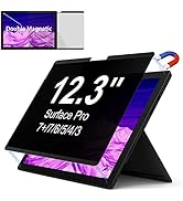 IPROKKO Privacy Screen for Surface Pro 7Plus/7/6/5/4/(12.3 inch), Magnetic Removable Microsoft Su...