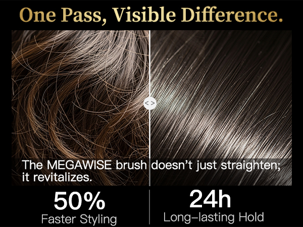 Hair Straightener Ceramic Brush