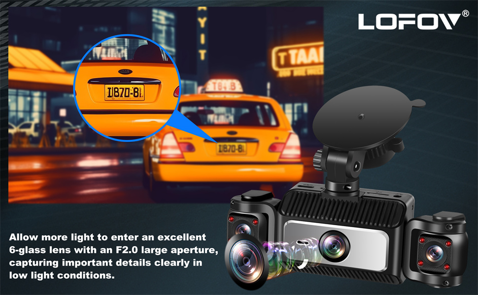 pruveeo 360 degree view 4 channel dash cam -14