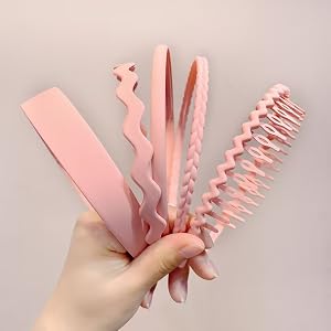 Chic headbands for everyday wear Effortless hairband for teen girls Teen girl no-slip headbands