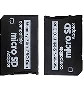 PSP Memory Stick Adapter, Funturbo Micro SD to Memory Stick PRO Duo MagicGate Card for Sony PlayS...