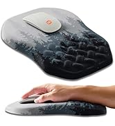 Armanza Ergonomic Slope Mouse Pad Wrist Support, Wrist Rest Mousepad for Carpal Tunnel Pain Relie...