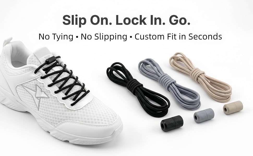 No Tie Shoelaces for Adults