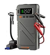 Portable Car Battery Jump Starter with Air Compressor, 5000A Jump Box for Car Battery Charger Jum...