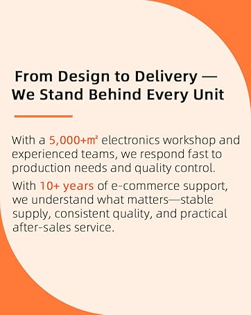 From design to delivery with 5000+ square meter workshop and 10+ years of support