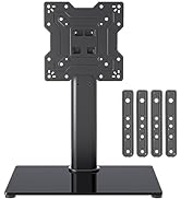 XINLEI Universal TV Stand Base, Table Top TV Stand for 17-55 Inch LCD/LED TVs, Height Adjustable ...