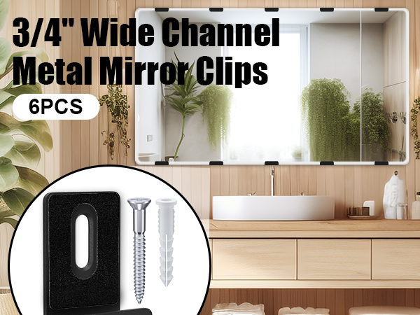 Mirror Hanger Clip Kit