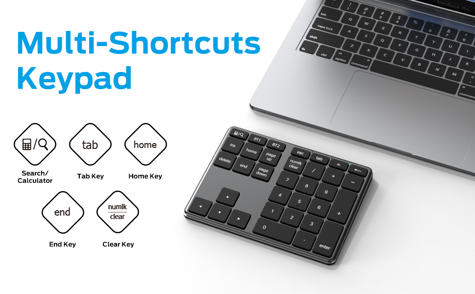 shortcuts keypad