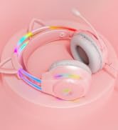 Pink Cat Ear Headset