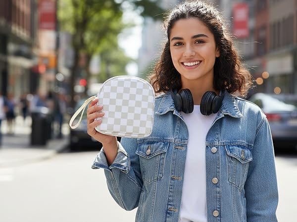 Checkered-Beige