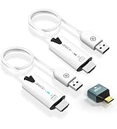 EDUP Wireless HDMI Transmitter and Receiver, 2026 Upgraded 1080P Wireless HDMI Extender 165FT Ran...