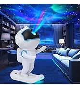 Star Projector with Astronaut Design &amp; Remote Control - Galaxy Night Light for Bedroom, Kids Adul...