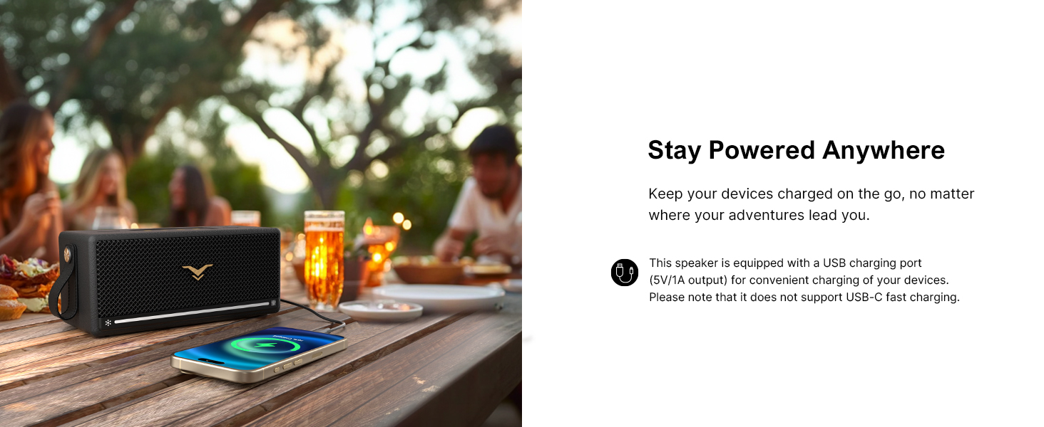 Speakers Support USB Charge Out