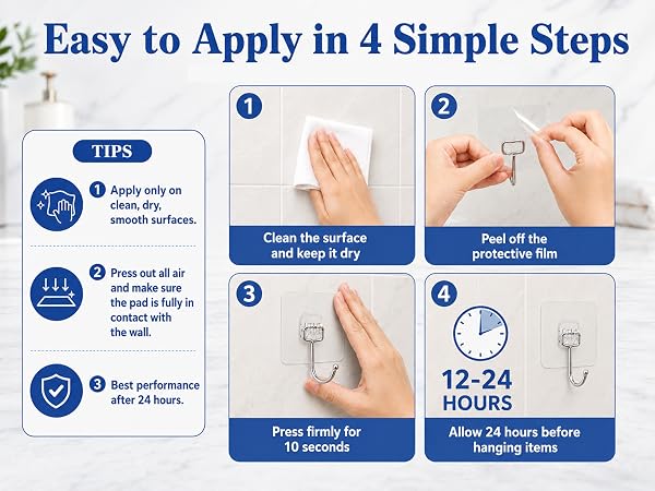 Easy to Apply in 4 Simple Steps