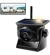 INSEETECH 1080P Solar Wireless Backup Camera, Magnetic WiFi Hitching Camera, Night Vision,365 Day...