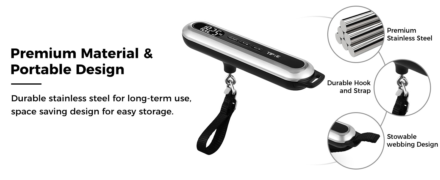luggage scale weight scale portable scale luggage digital hanging suitcase scale 