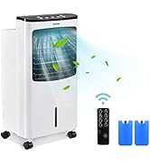 ARLIME Portable AC Cooling Fan, 3-IN-1 Portable Evaporative Air Cooler & Humidifier, Windowless A...