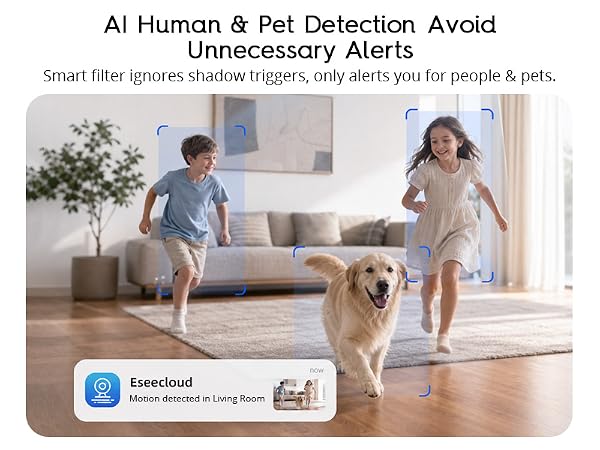 Al Human &amp; Pet Detection Avoid Unnecessary Alert