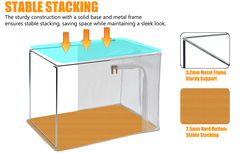 clothing storage bins