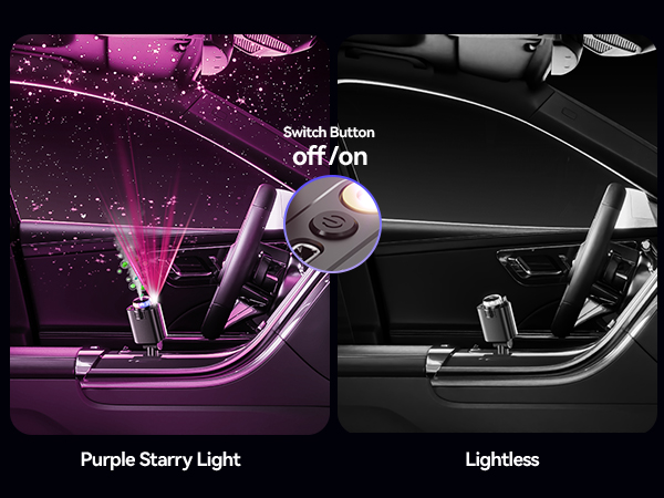 Retractable USB C Car Chargerwith 69W Fast Charging for iPhone 16 Aromatherapy and Starlight