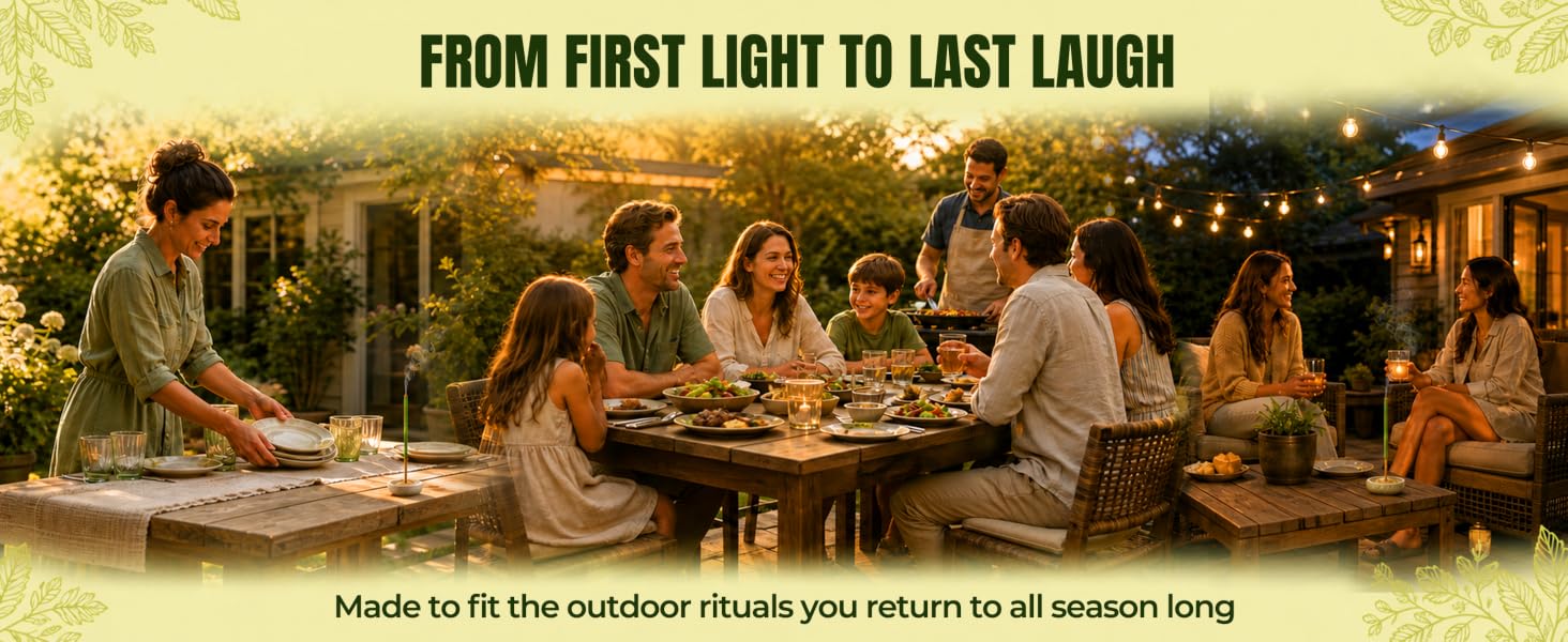Mosquito Repellent Incense Sticks for Outdoor Patio