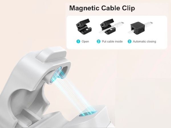 magnetic cable clip