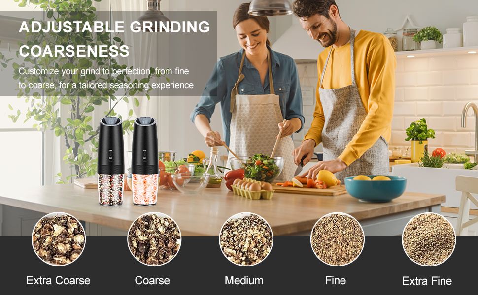 Adjustable Grinding Coarseness