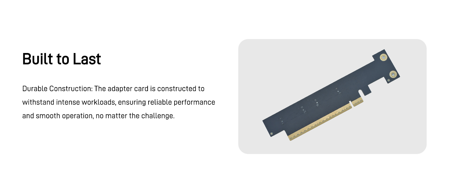 LetLinkSo Gen5 PCIe 5.0 x16 to 2 MCIO x8 8i U.2 Connector NVMe SSD Adapter Card