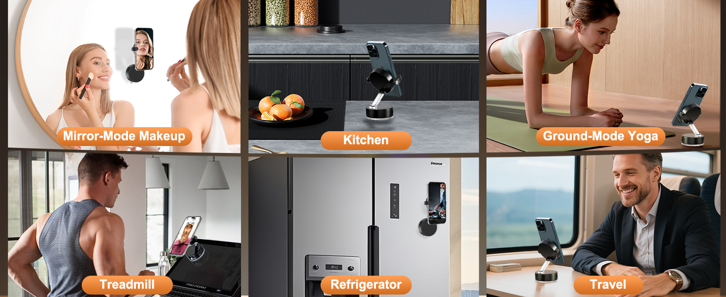 vacuum suction phone holder