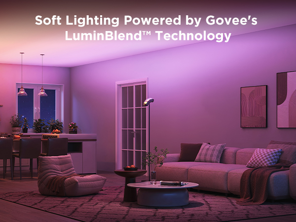 Soft Lighting Powered by Govee&amp;#39;s LuminBlendt Technology