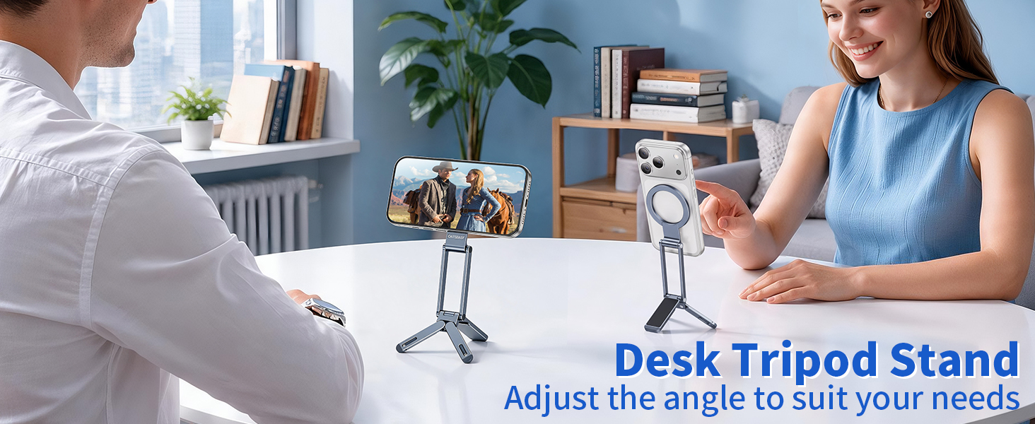 HIYJEN Magnetic Phone Tripod Stand