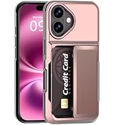 LIUQIJIA for iPhone 16 Case, iPhone 16 Wallet Case with Hidden Card Holder Dual Layer Shockproof ...