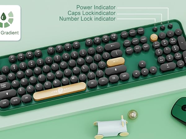 Wireless Keyboard and Mouse Combo
