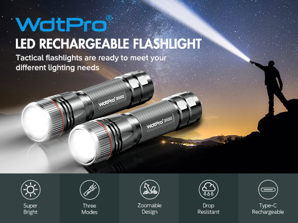 rechargeable flashlights