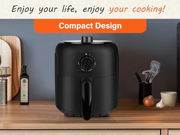 MIRASTON 2.6QT Knob Air Fryer