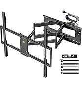 FORGING MOUNT Heavy Duty 98 100 inch TV Wall Mount with Power Strip for 50–100 Inch Large TVs up ...