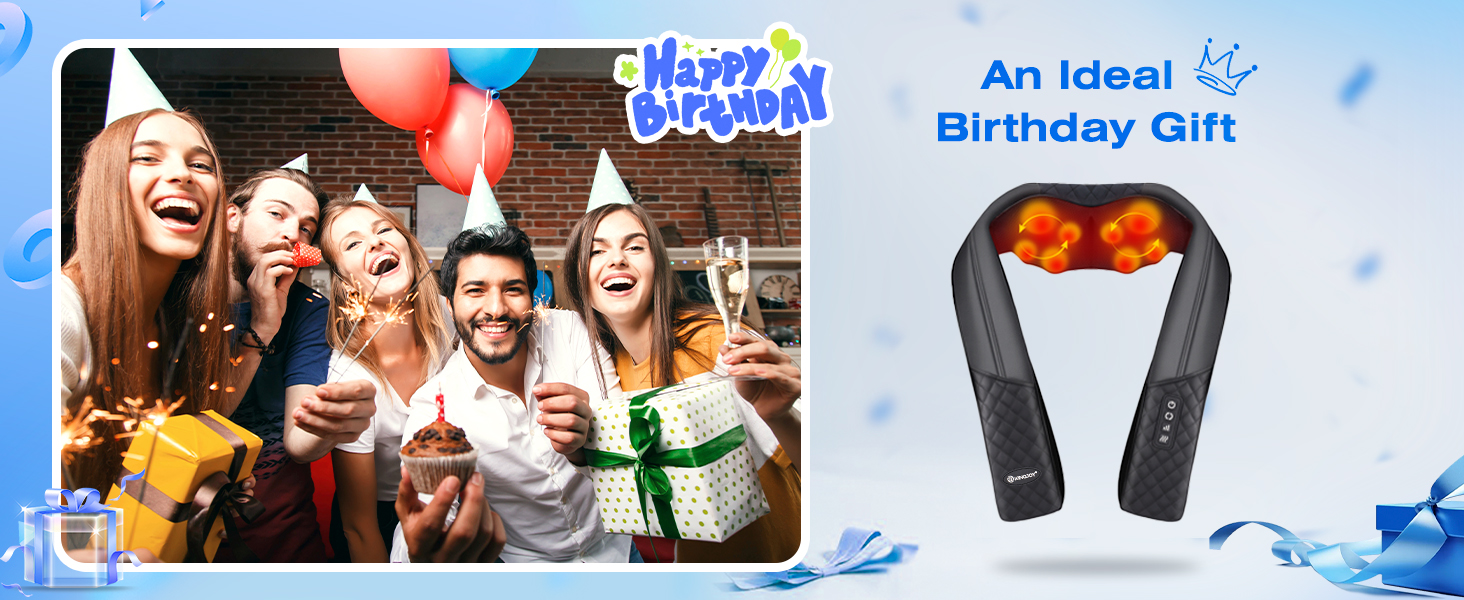 neck and shoulder massager with heat shiatsu neck and back massager shoulder massager